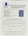 Phil Lesh & Friends Group Signed 2nd Annual Philathon Concert Poster (4/Sigs)  (Beckett/BAS)