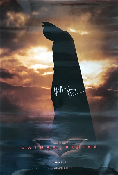 Batman: Christian Bale Signed Original Full Sized Poster (JSA LOA)(Ulrich Collection)