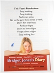 Renee Zellweger Signed Original Full Size Bridget Jones's Diary Poster (JSA)(Ulrich Collection)