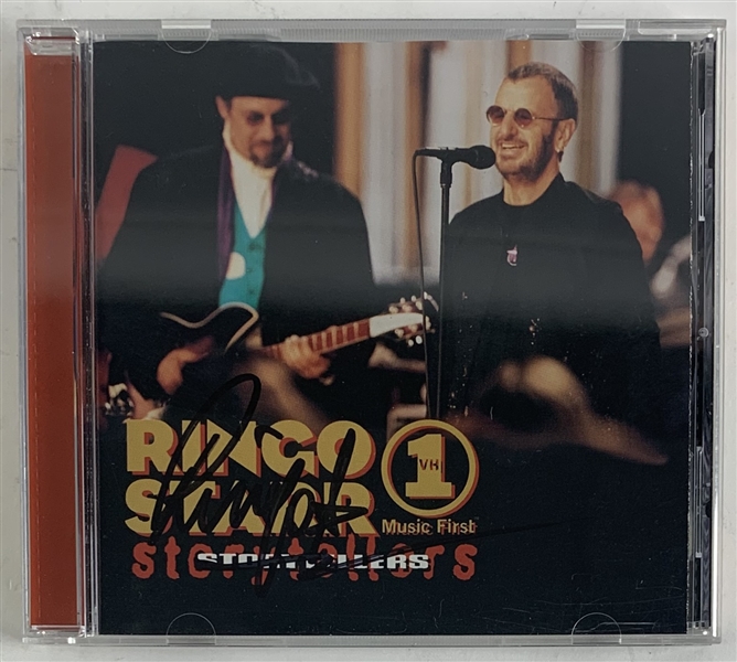 The Beatles: Ringo Starr Signed "VH1 Storytellers" CD Insert w/ Disc (JSA LOA)