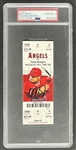 Mike Trout Signed 2011 Rookie Year LA Angels Ticket w/ Gem Mint 10 Auto! (PSA/DNA Encapsulated)
