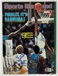 Lot of 6: Sports Illustrated Magazines: Sigs Include Worthy, Patterson, Carter, Craig, Allen, and Cunningham (Beckett/BAS)