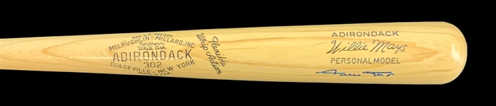 Willie Mays Signed Adirondack Personal Model Bat (Third Party Guaranteed)