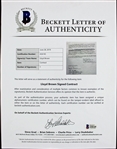 Lloyd Brown Signed 1942 Contract in Framed Display (Beckett/BAS LOA)