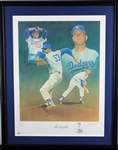 Don Drysdale & Artist Christopher Paluso Signed Ltd. Ed. Lithograph in Framed Display (PSA/DNA)
