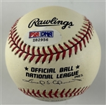 Frank Robinson Single Signed & M.V.P 61 Insc. ONL Baseball (PSA/DNA)