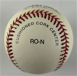Frank Robinson Single Signed & M.V.P 61 Insc. ONL Baseball (PSA/DNA)