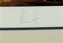 Nolan Ryan & Artist Danny Day Signed Ltd. Ed. Astros Lithograph in Framed Display (Third Party Guaranteed)