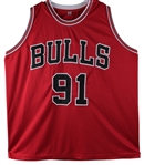 Dennis Rodman Signed Chicago Bulls Jersey (Beckett/BAS)