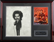 Welcome Back, Kotter: Cast Signed 8 x 10 Photo in Framed Display w/ John Travolta, Gabe Kaplan & More! (5 Sigs)(PSA/DNA LOA)