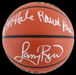 Celtics: Larry Bird, Kevin McHale, & Robert Parish Signed Wilson Basketball w / Case (Beckett/BAS Wit)