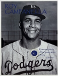 Roy Campanella Game Worn Uniform 8.5 x 11 Relic Card #51 (Mueller LOA)