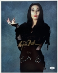 The Addams Family: Anjelica Huston Signed 11 x 14 Photo (JSA)