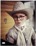Peter Billingsley Signed 11 x 14 Christmas Story Photograph (JSA)