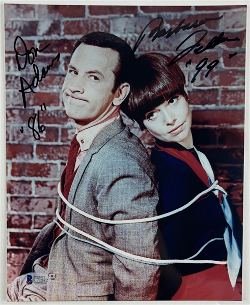 Get Smart: Barbara Feldon & Don Adams Signed 8" x 10" Photo (Beckett/BAS)