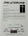 Impressive Linda Blair Signed & Movie Used Crucifix From The Exorcist w/ Photo-match! (Production Asset Procurement)(PSA/DNA LOA)