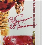 O.J. Simpson Signed Lot of Two Ltd. Ed 11 x 17 USC Commemorative Lithographs (PSA/DNA)