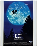 E.T: Henry Thomas & Matthew Demeritt Signed 11 x 14 Photo (Beckett/BAS)