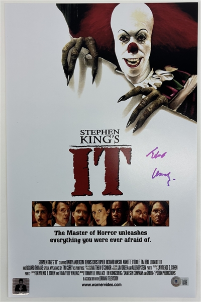 Tim Curry Signed 11"  x 17" IT Photograph (Beckett/BAS)