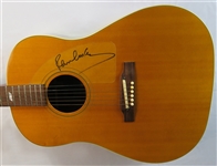 The Beatles: Paul McCartney Signed Epiphone Texan FT-79 McCartney Model Acoustic Guitar (Beckett/BAS LOA, JSA LOA, and Caiazzo LOA)
