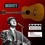 The Beatles: Paul McCartney Signed Epiphone Texan FT-79 McCartney Model Acoustic Guitar (Beckett/BAS LOA, JSA LOA, and Caiazzo LOA)