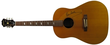 The Beatles: Paul McCartney Signed Epiphone Texan FT-79 McCartney Model Acoustic Guitar (Beckett/BAS LOA, JSA LOA, and Caiazzo LOA)