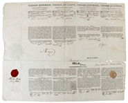 Thomas Jefferson and James Madison RARE Dual Signed 1806 4-Language Ship's Papers (Beckett/BAS LOA)