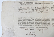 Thomas Jefferson and James Madison RARE Dual Signed 1806 4-Language Ship's Papers (Beckett/BAS LOA)