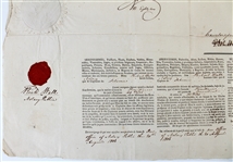 Thomas Jefferson and James Madison RARE Dual Signed 1806 4-Language Ship's Papers (Beckett/BAS LOA)