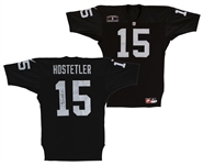 Jeff Hostetler Event Worn & Signed LA Raiders Jersey Gifted to Shaquille ONeal (Shaq LOA)
