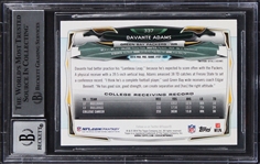 Davante Adams Signed 2014 Topps #337A Rookie Card w/ Gem Mint 10 Auto! (Beckett/BAS Encapsulated)