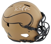 Randy Moss Signed Vikings Salute to Service II PROLINE Speed Game Model Helmet (Beckett/BAS Witnessed)