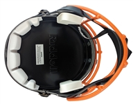 OSU Legends: Barry Sanders & Thurman Thomas Signed Black Full Size Speed Replica Helmet (Beckett/BAS Witnessed)