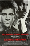 Mel Gibson & Danny Glover Signed Full Size "Lethal Weapon" Poster (Celebrity Authentics COA)