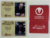 Christopher Lloyd & Michael J Fox Signed 16 x 20 'Back to the Future' Photo (Celebrity Authentics)