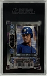 Derek Jeter Signed 1997 Skybox Metal Universe #118 (SGC Encapsulated)