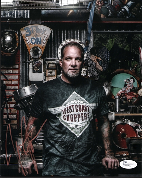 West Coast Choppers: Jesse James Signed 8" x 10" Photo (JSA COA)(Beckett/BAS)