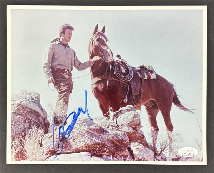 Clint Eastwood Signed 8" x 10" Photo as John Wayne (JSA LOA)