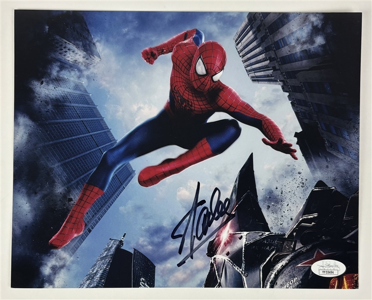 Stan Lee Signed 8" x 10" Spiderman Photograph (JSA LOA)