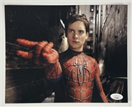 Tobey Maguire Signed 8 x 10 Spiderman Photo (JSA LOA)