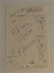 Foreigner: Group Signed 5.5 x 8.5 Vintage Page w/ Original 6 Members! (JSA LOA)