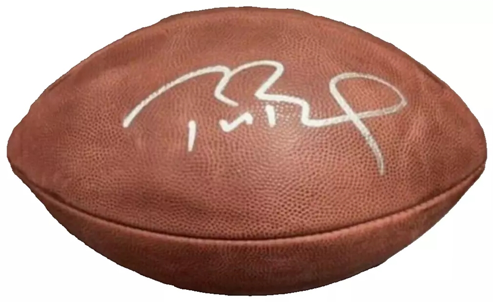 Tom Brady Signed Duke NFL Football (JSA LOA)