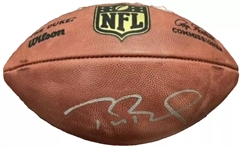 Tom Brady Signed Duke NFL Football (JSA LOA)