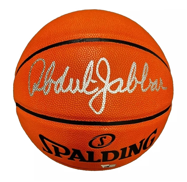 Kareem Abdul-Jabbar Signed Spalding Basketball (Fanatics)