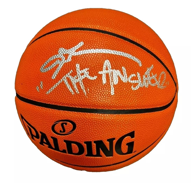 Allen Iverson Signed Spalding NBA Basketball (JSA Witnessed)
