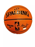 Allen Iverson Signed Spalding NBA Basketball (JSA Witnessed)