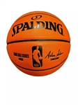 Allen Iverson Signed Spalding NBA Basketball (JSA Witnessed)