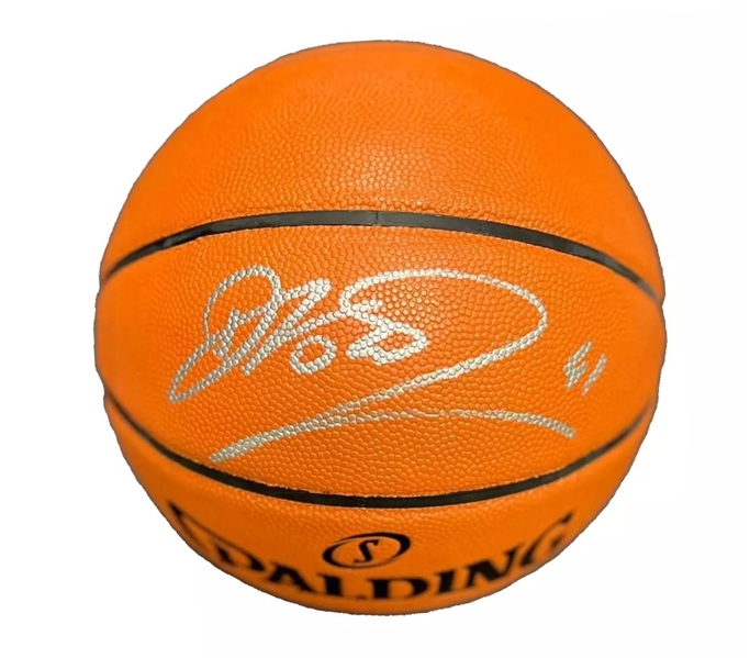 Dirk Nowitzki Signed Spalding NBA Basketball (JSA)(Fanatics)