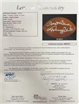 Johnny Unitas Signed Wilson NFL Football (JSA LOA)