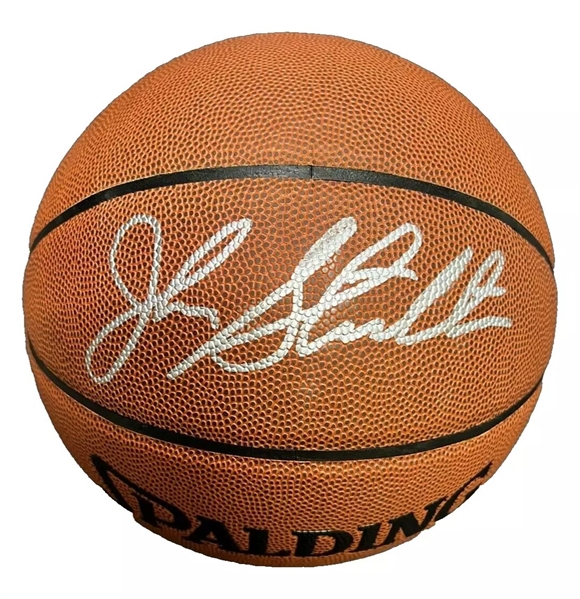 John Stockton Signed Spalding NBA Basketball (PSA/DNA)